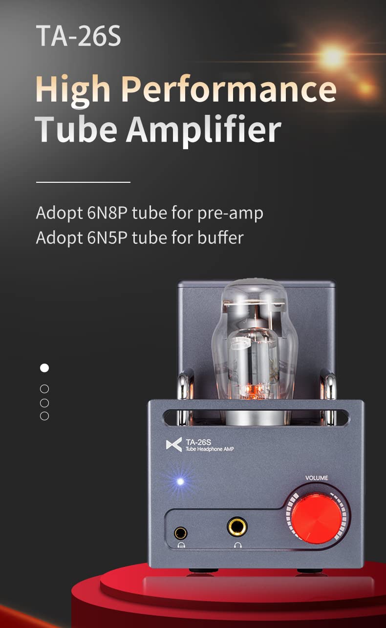 Amazon | XDUOO TA-26S 6N8P 6N5P TUBE AMP PRE-AMP GOLD-MIPRATED RCA